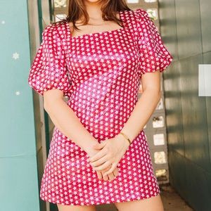 NWOT PINK STAR SEQUIN DRESS